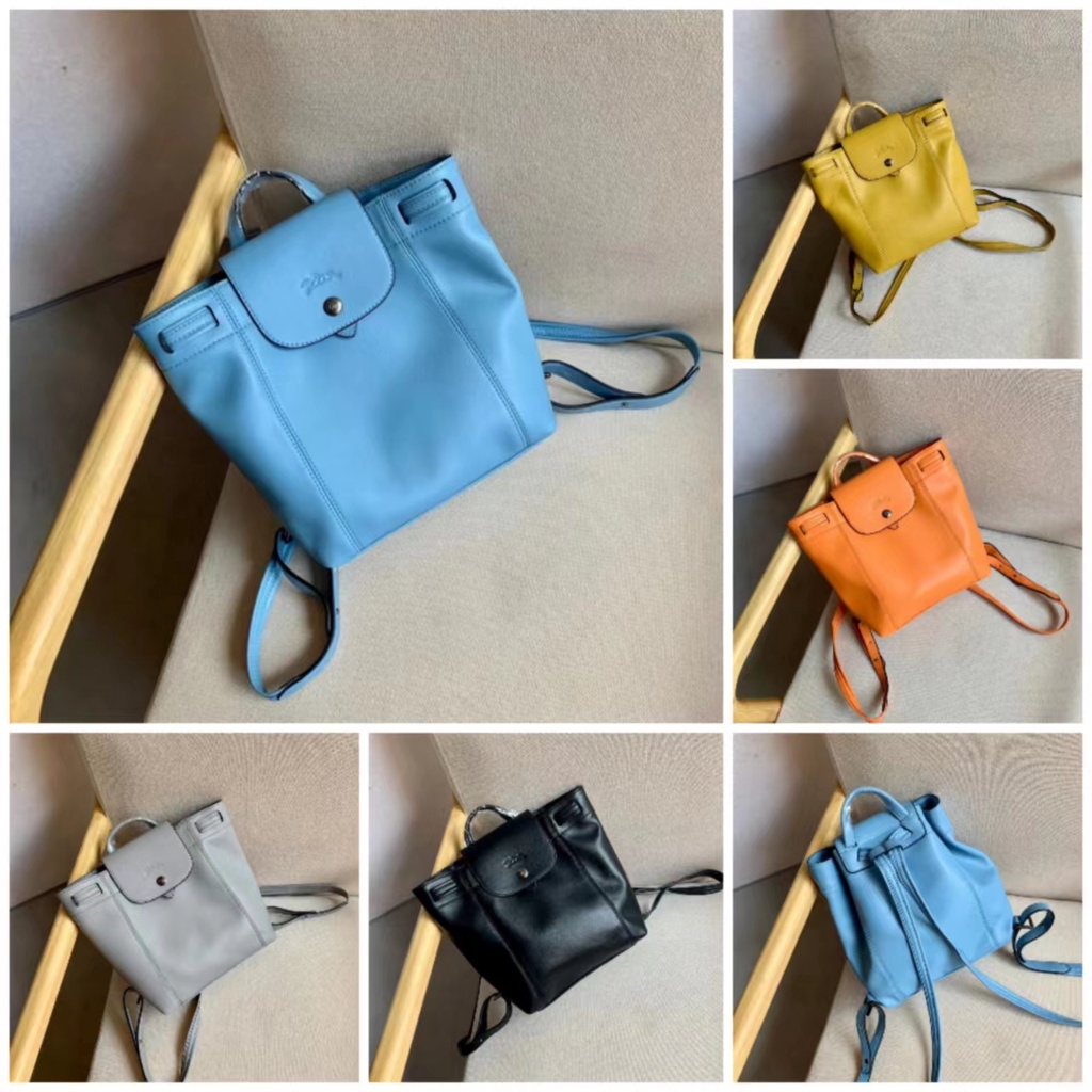 Longchamp Classic 5 Colors Soft Metis Lambskin Drawstring Mini Backpack