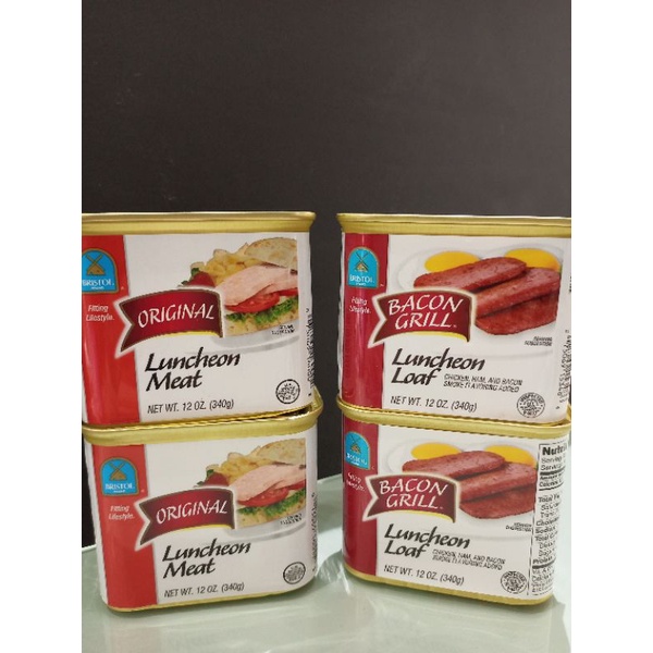ORIGINAL LUNCHEON MEAT & BACON GRILL LUNCHEON LOAF 340grams Shopee