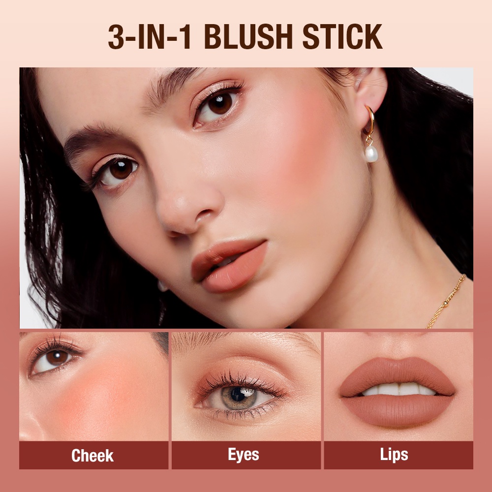 O.TWO.O Makeup Blush Stick Hydrating Gloss Lip & Cheek 6 Colors Beauty  Cosmetics | Shopee Philippines