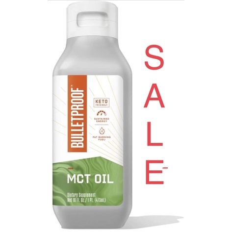 Bulletproof MCT Oil Made with C10 and C8 MCT Oil, Flavorless, 14g MCTs ...