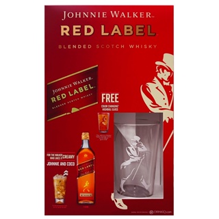 Johnnie Walker Red Label Blended Scotch Whisky 1L Free Highball Glass