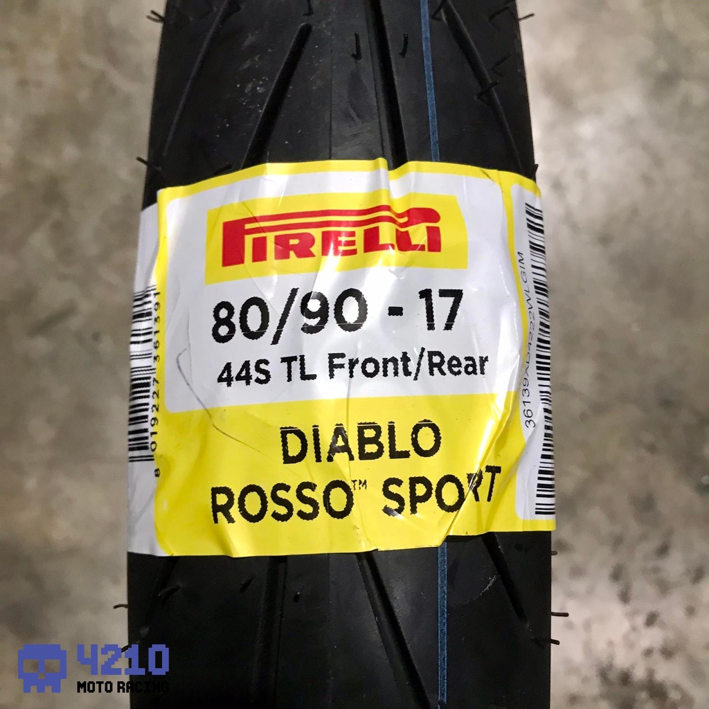 PIRELLI MOTORCYCLE TUBELESS TIRES Diablo Rosso Sport FREE AIR VALVE Shopee Philippines