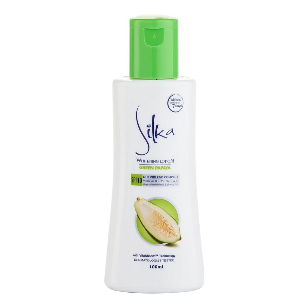 Silka Whitening Lotion Green Papaya 100ml Shopee Philippines