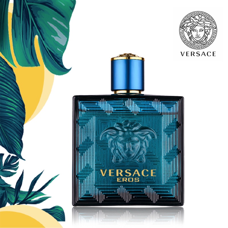 Versace Perfume Eros Eau De Toilette 100ML for Men Long Lasting EDT ...