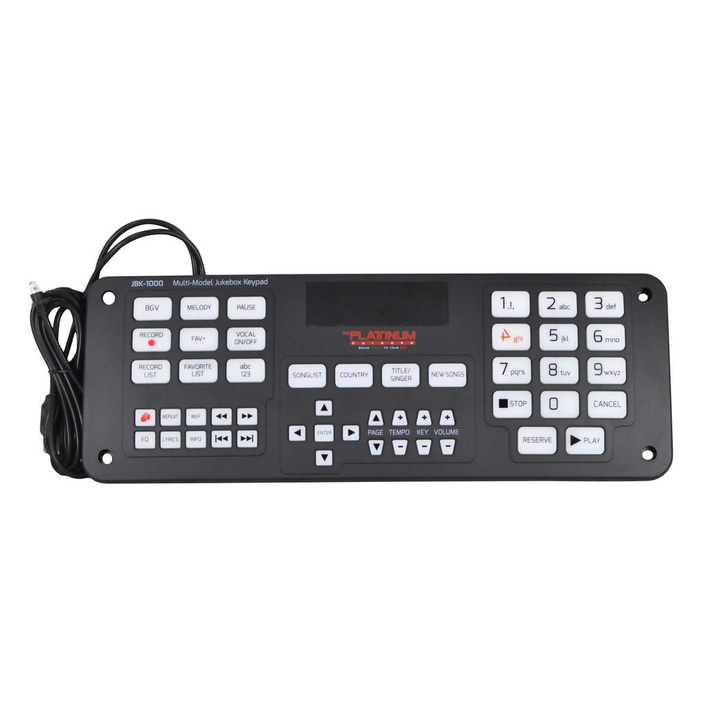 PLATINUM by Winland Platinum Jukebox Keypad 2 for Platinum Piano, Reyna