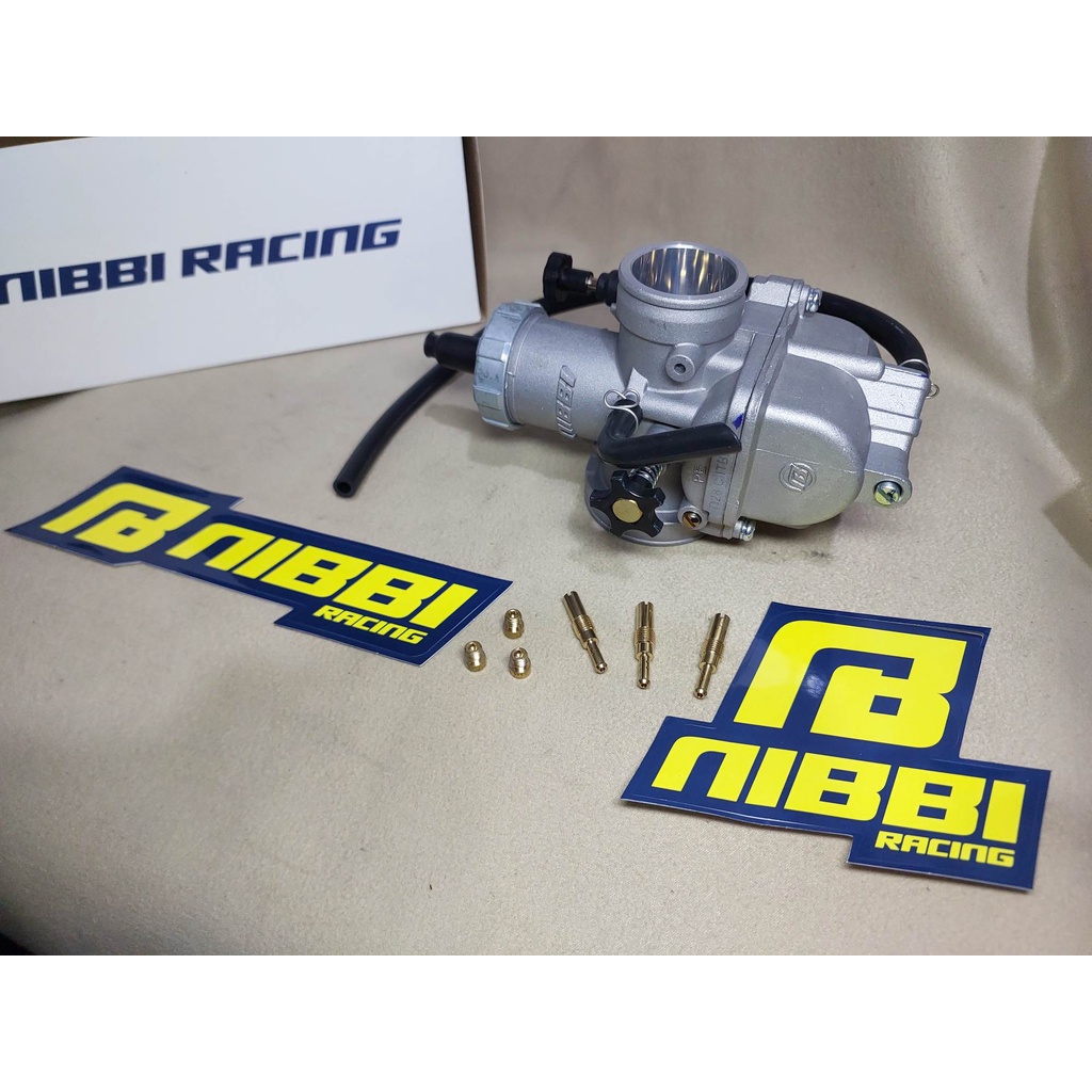 nibbi carburetor round slide with 28mm 26mm 24mm free slow jet and main