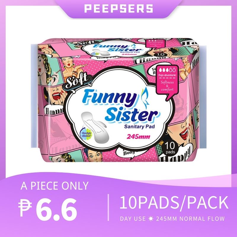 Sanitary Napkin Day Use Sanitary Napkin 245mm Soft Unscented Sanitary
