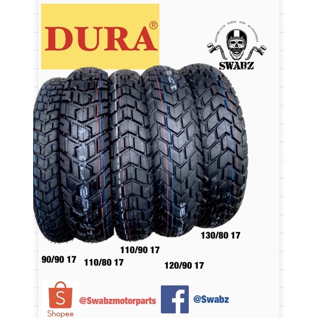 Dura tires dual sport for motorcycle size 17 Shopee Philippines