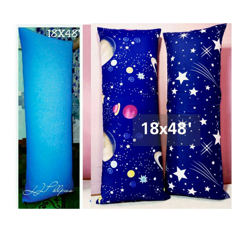 URATEX FOAM BODY PILLOW 18X48inch permanently covered sold per piece
