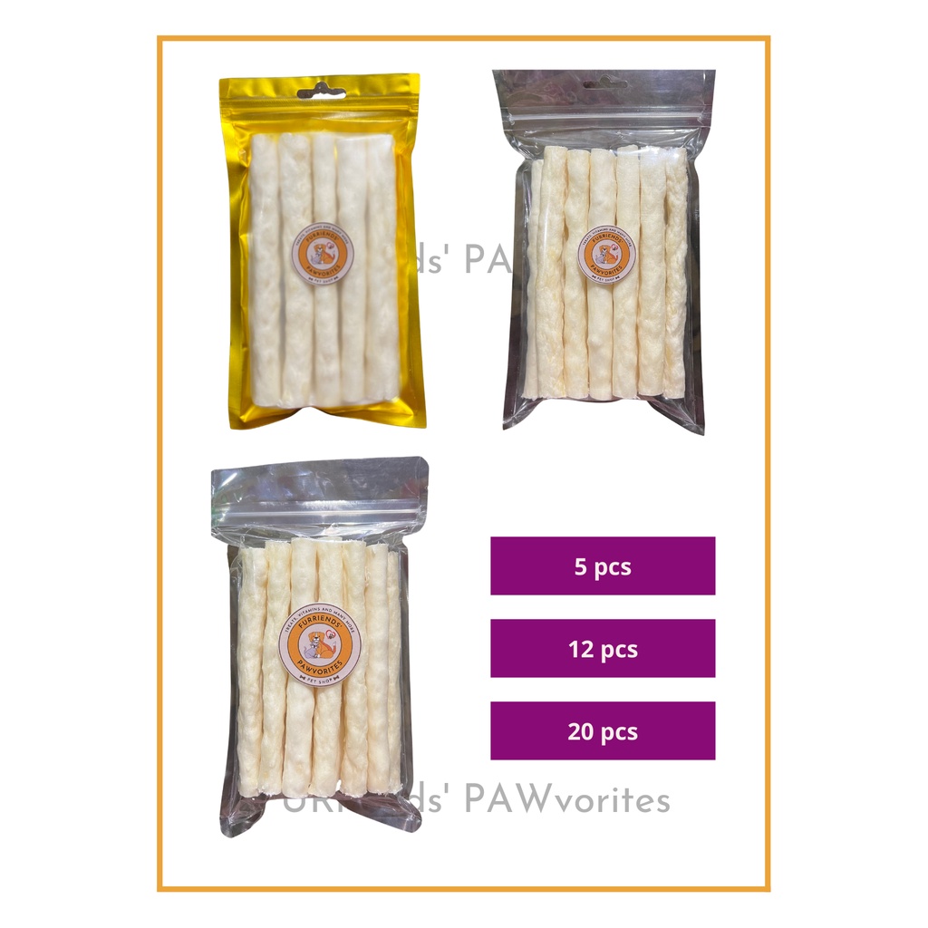 Dog Crunchy Milk Sticks Dog Treats (5pcs, 12 pcs & 20 pcs) with High