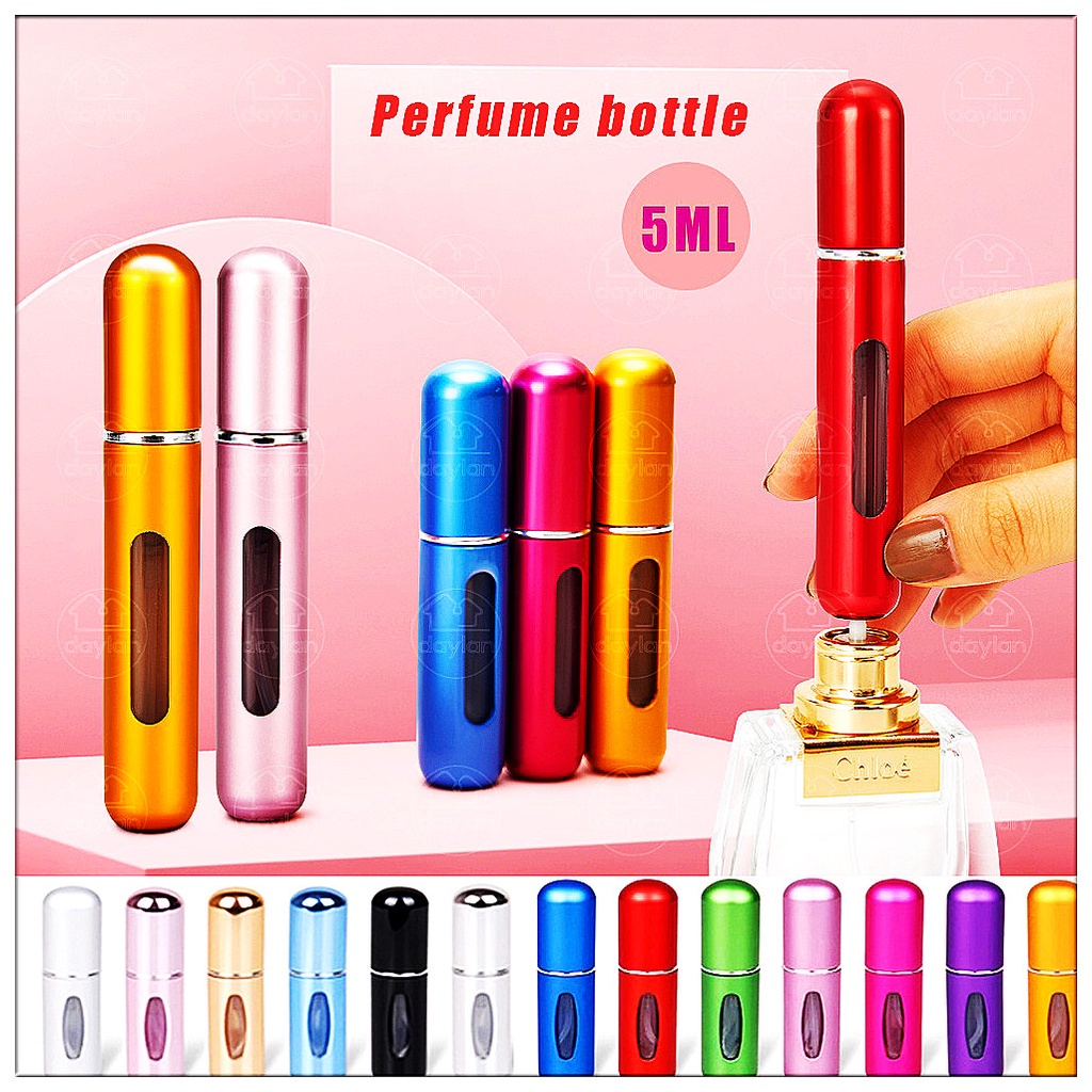 5ml Perfume Atomizer Bottles Refillable Travel Size Perfume Bottles