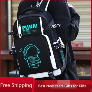 Luminous NASA Children School Bag for Boys Kids 3-6 Grades High capacity Waterproof Wear-resistant Backpack #1