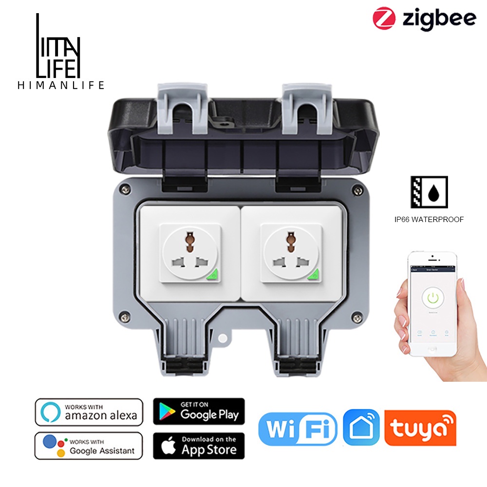 Himanlife Wifi Smart Socket IP66 Waterproof Sockets And Switches