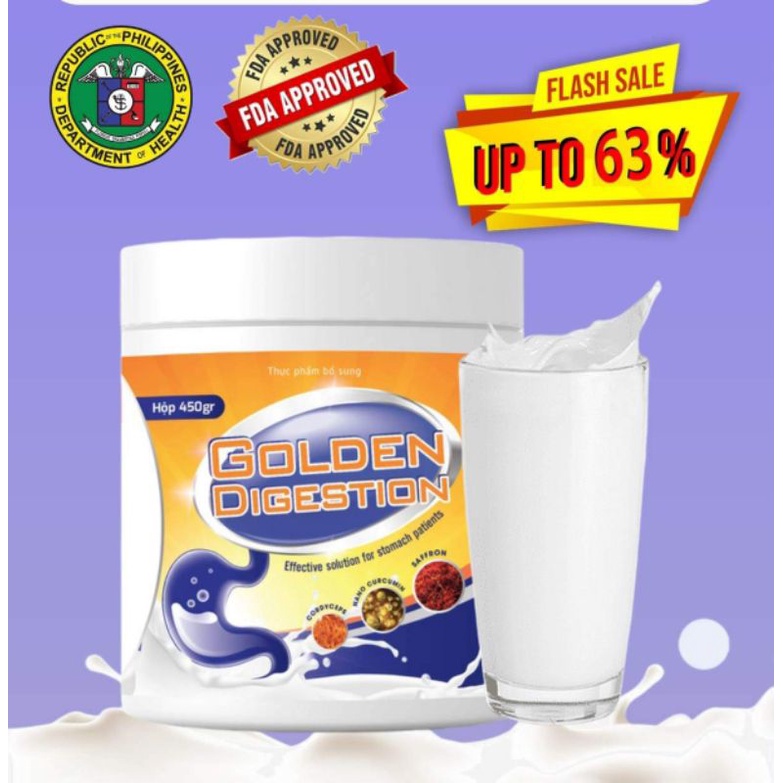 Golden Digestion Helps eliminate symptoms belching, heartburn, chest