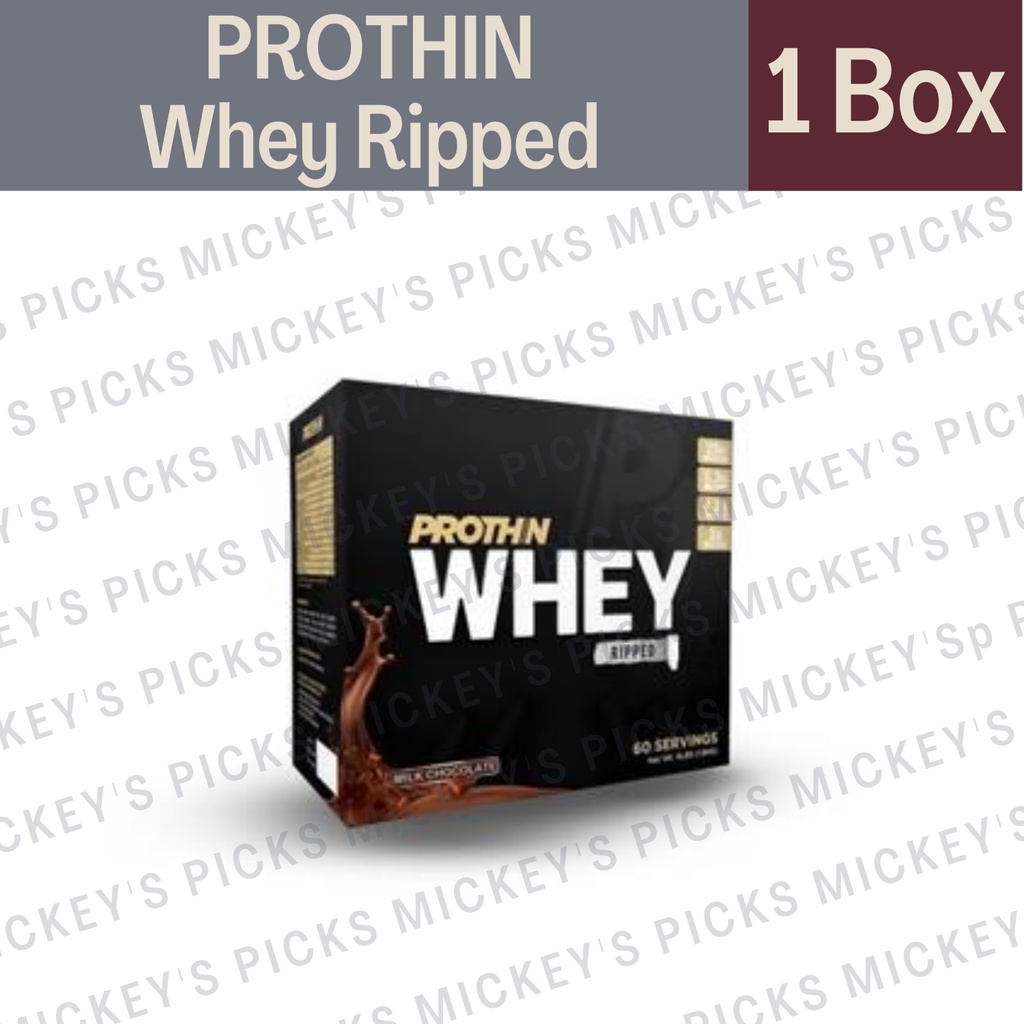 PROTHIN WHEY RIPPED 60 servings (1 Box, 60 Sachets) | Shopee Philippines