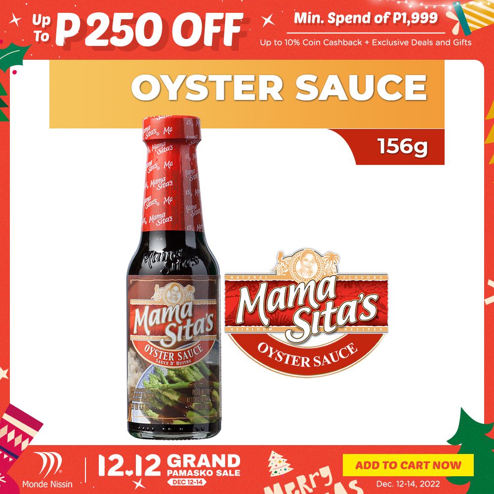 Mama Sita's Oyster Sauce 156g Shopee Philippines