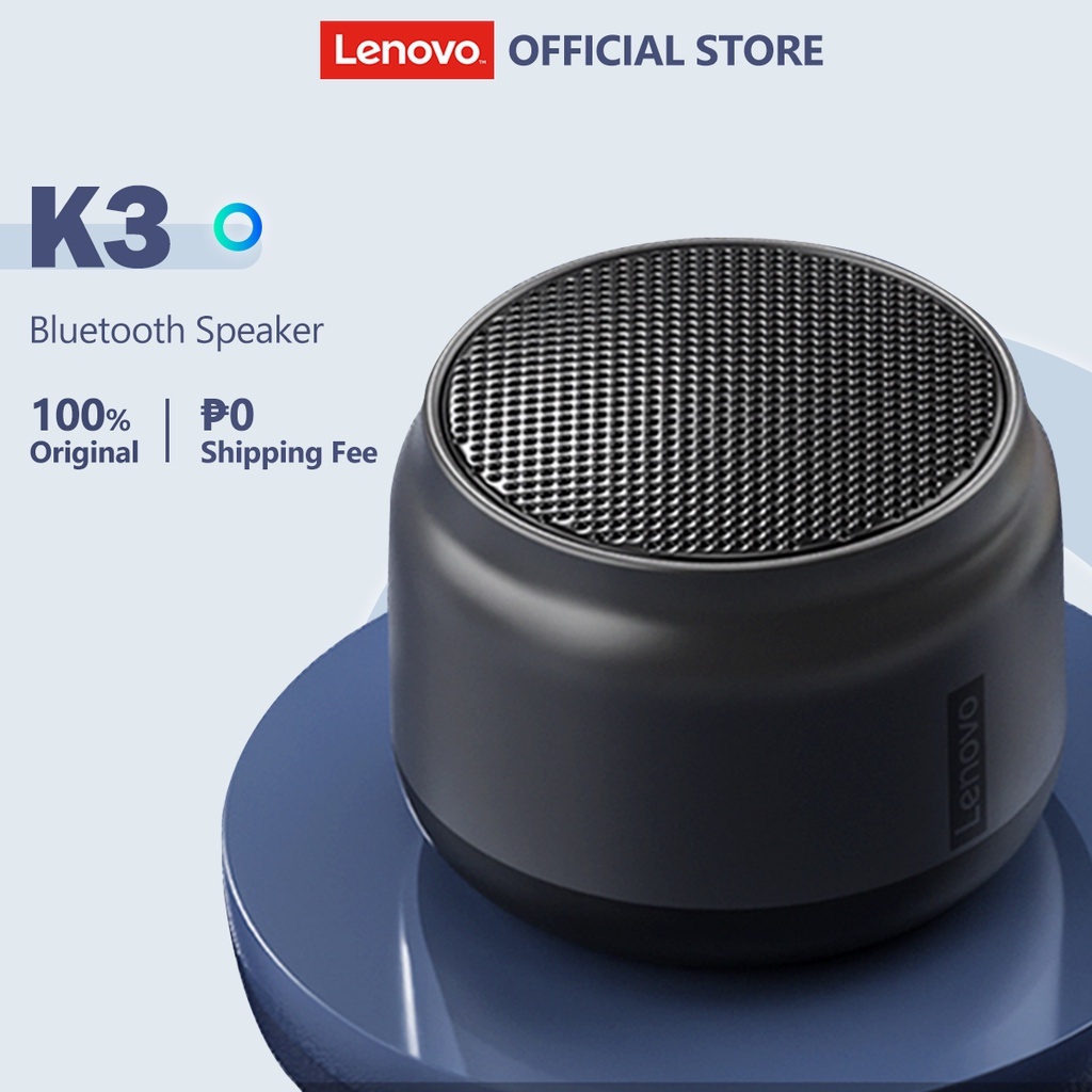 Lenovo K3 Bluetooth Speaker Hd Stereo Sound Outdoor With High Bass Long 