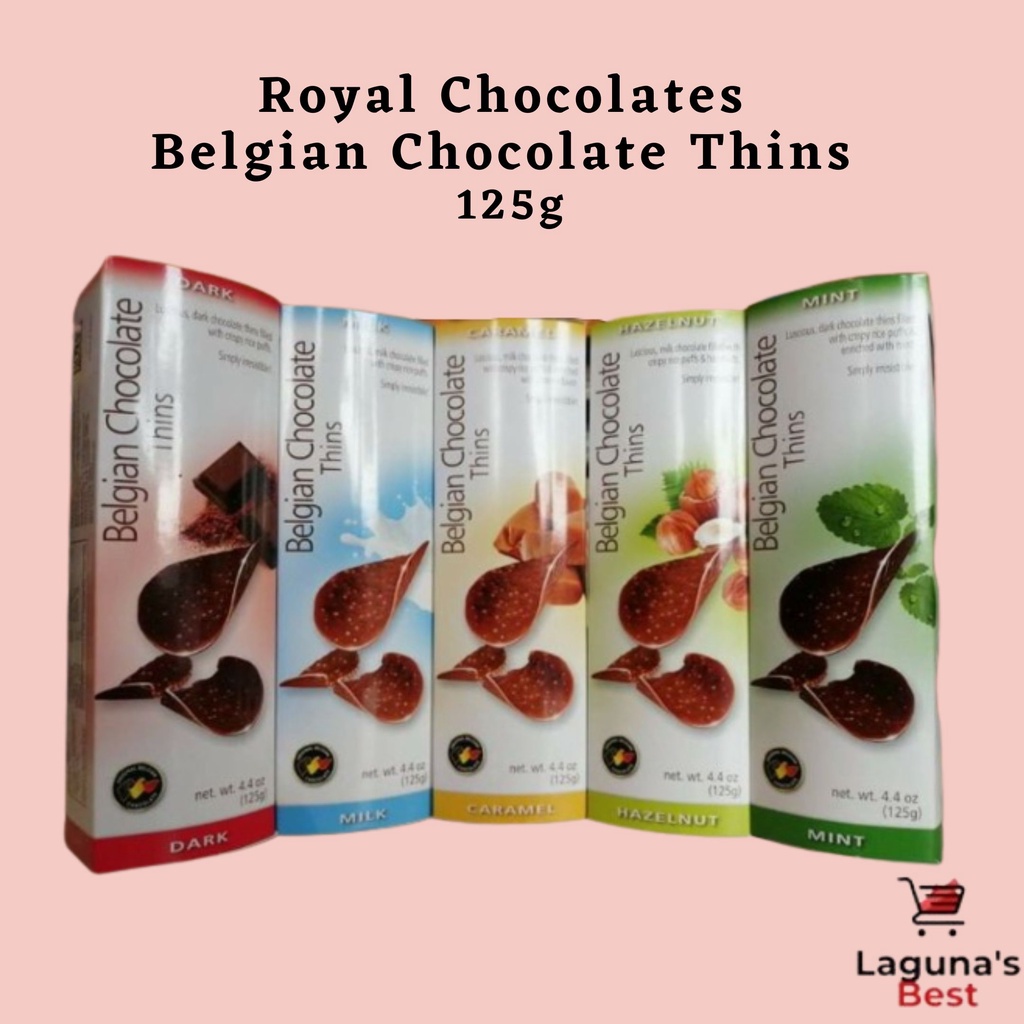 Royal Chocolates Belgian Chocolate Thins 125g Shopee Philippines
