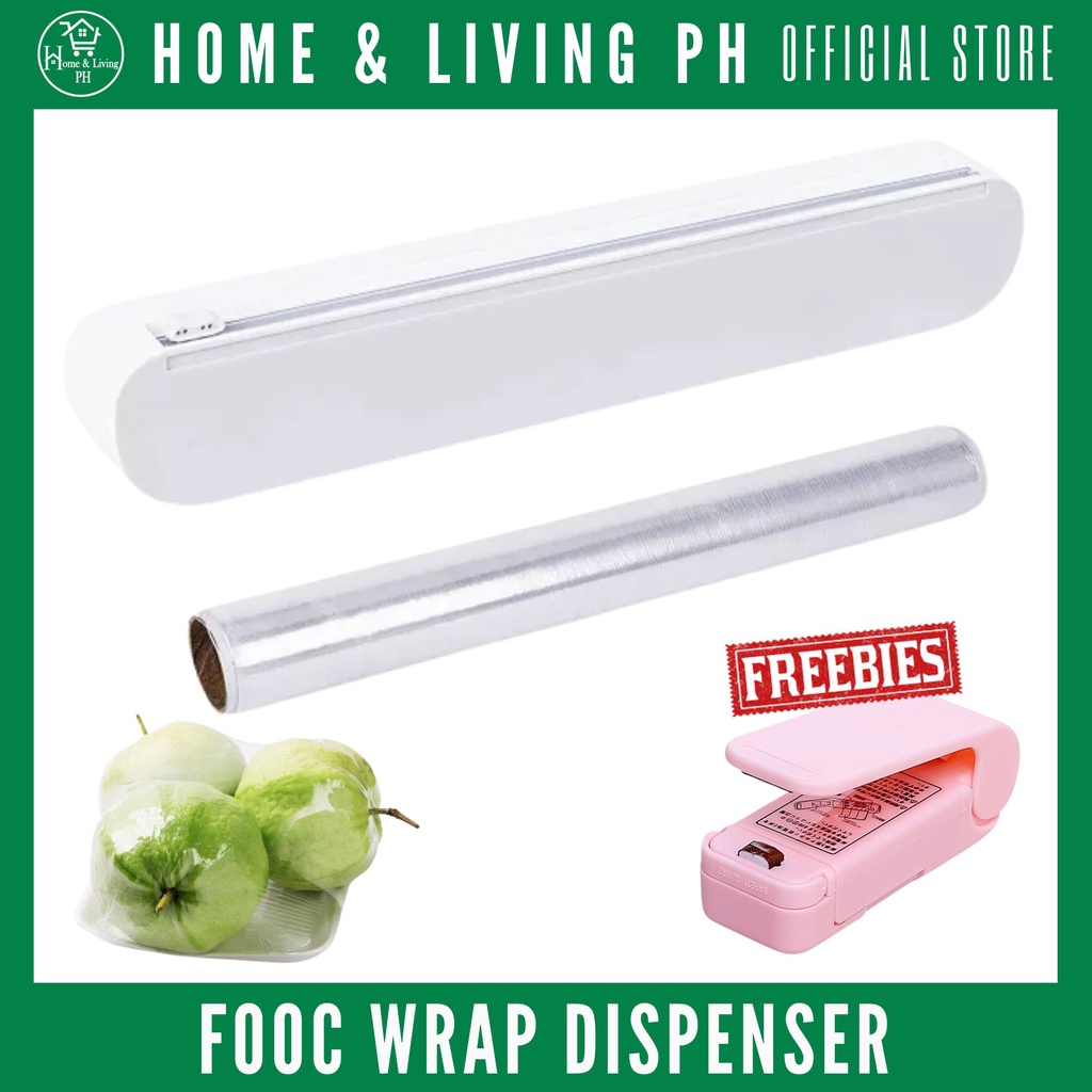 Original Plastic Food Wrap Dispenser Food Keeper Wrap Dispenser w