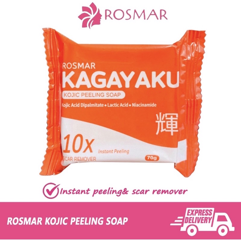 Rosmar Kagayaku bleaching soap 10x instant whitening Shopee Philippines