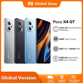 POCO X4 GT 8+256GB Pocophone MediaTek Dimensity 8100 67W Charging 64MP Triple Camera
