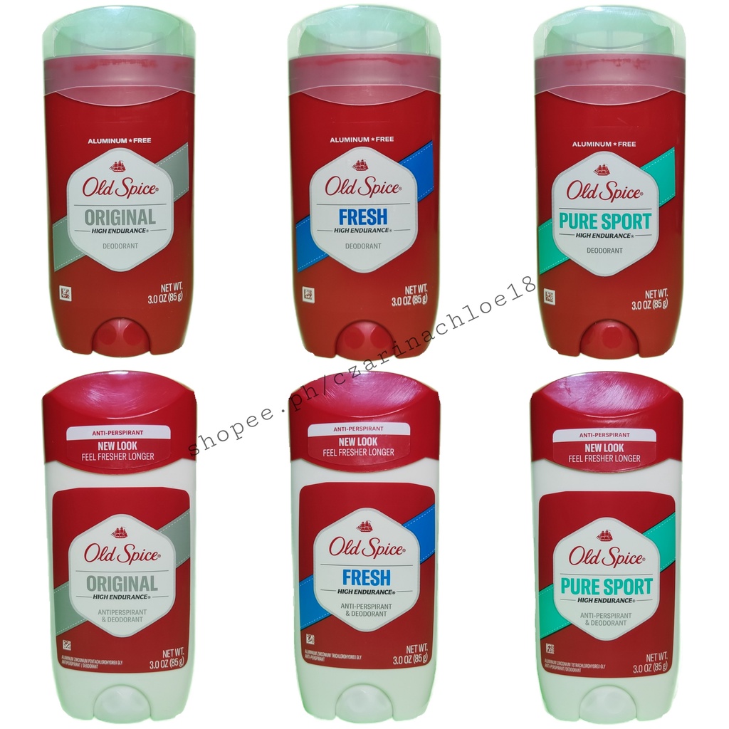 Imported Old Spice Fresh, Original & Pure Sport 85g Deodorant