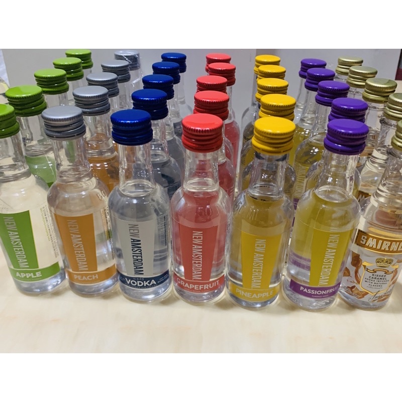 NEW AMSTERDAM FLAVORED VODKA (Nips,Shooters,Collectibles) Shopee