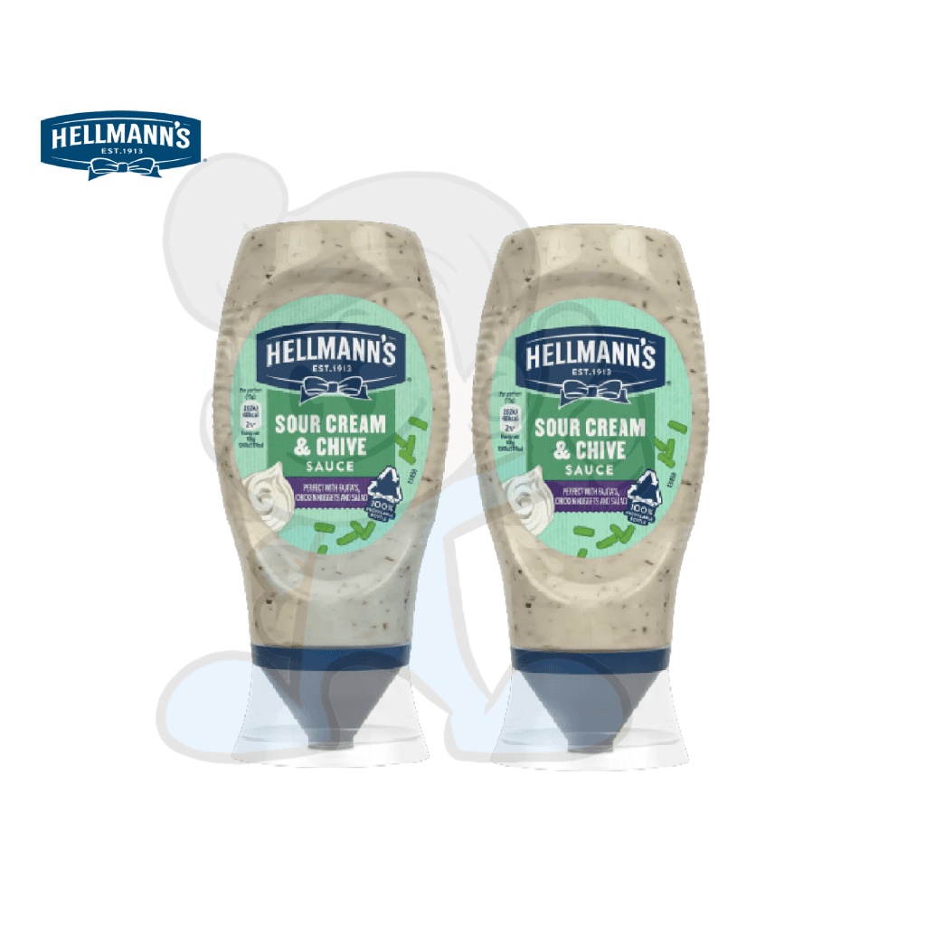 Hellmann's Sour Cream & Chive Sauce (2 x 250 mL) Shopee Philippines