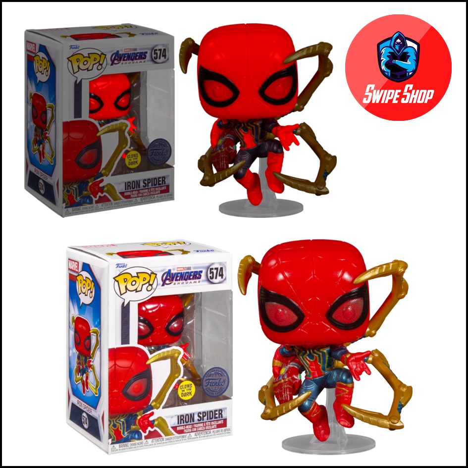 Funko Pop Iron Spider With Nano Gauntlet Avengers Endgame Glow Exclusive Shopee Philippines