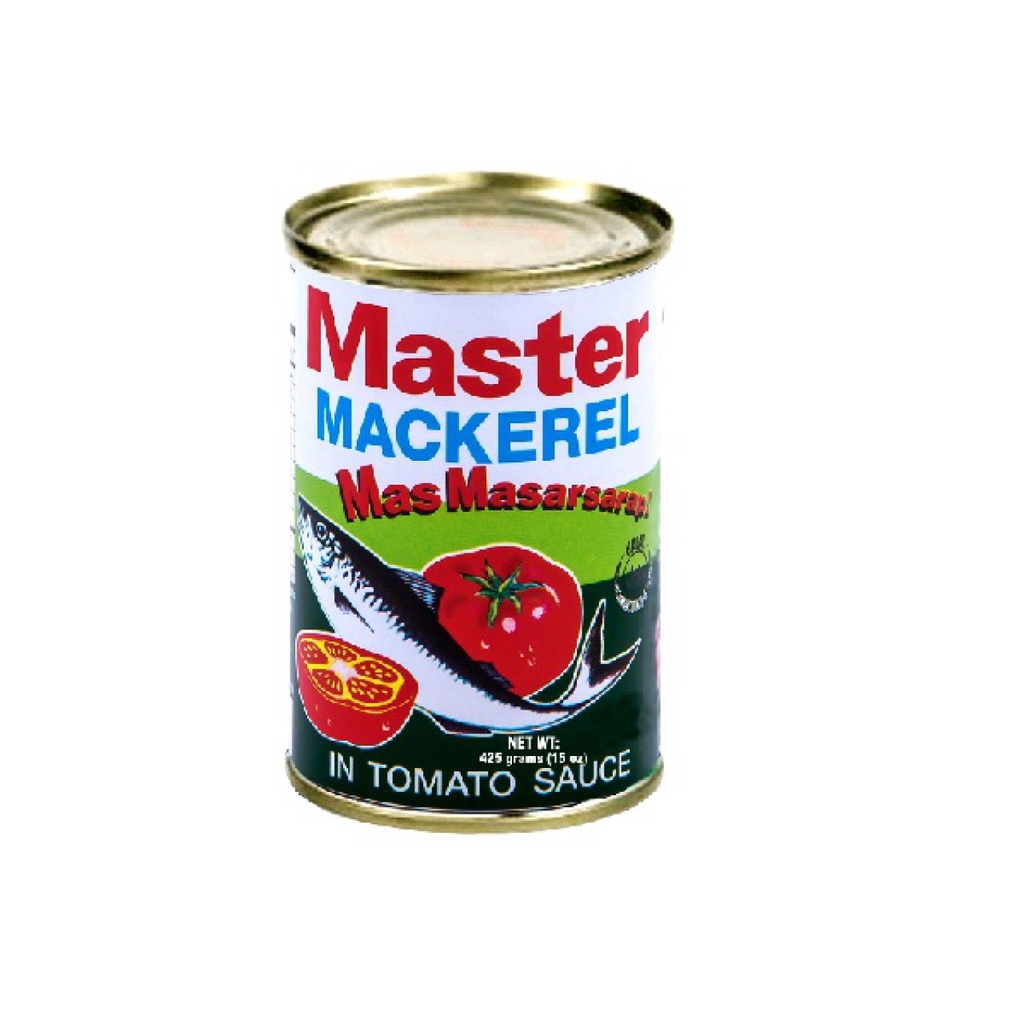 Master Mackerel Green In Tomato Sauce 425g Shopee Philippines