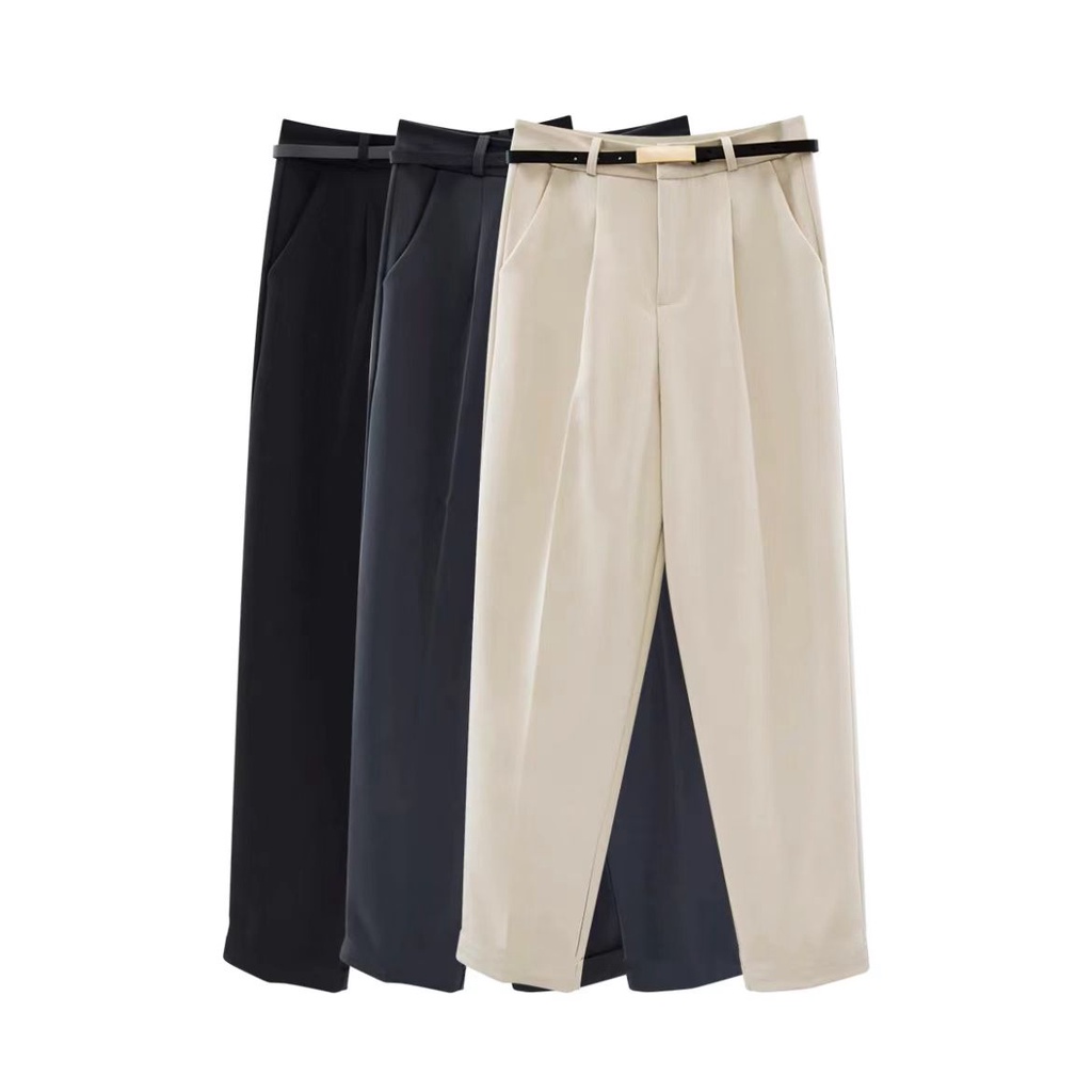 Kinwoo 2022 new style high quality women's trousers high waist Capris ...