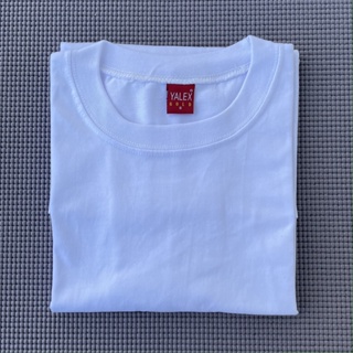 (BEST SELLERS) YALEX Plain T Shirt for Men and Women WHITE