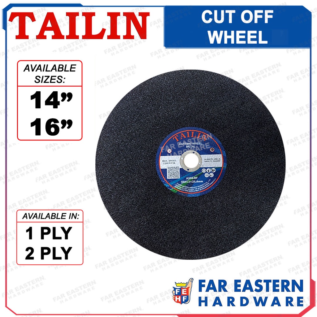 TAILIN Cut Off Wheel Cutting Disc for Metal 14" 16" 1 2 Ply