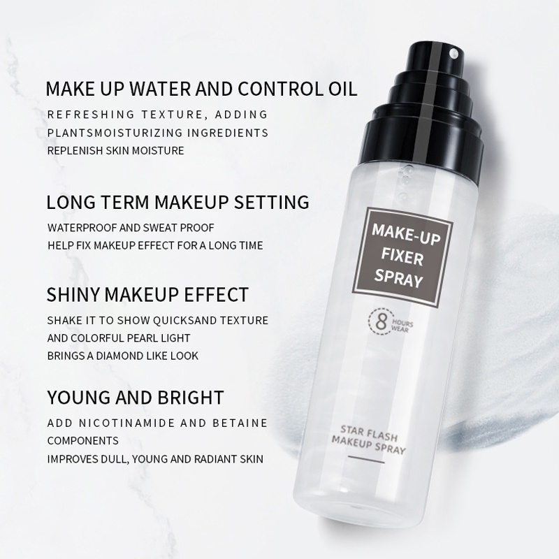 100ML Makeup Fixer Setting Spray Lasting Setting Moisturizing Oil Control  Matte Finish Spray | Shopee Philippines