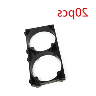 ◆❇✾* 20PCS 32650 1x2Battery Holder Safety Anti Vibration Plastic Cell Brackets for 32650 Batteries P