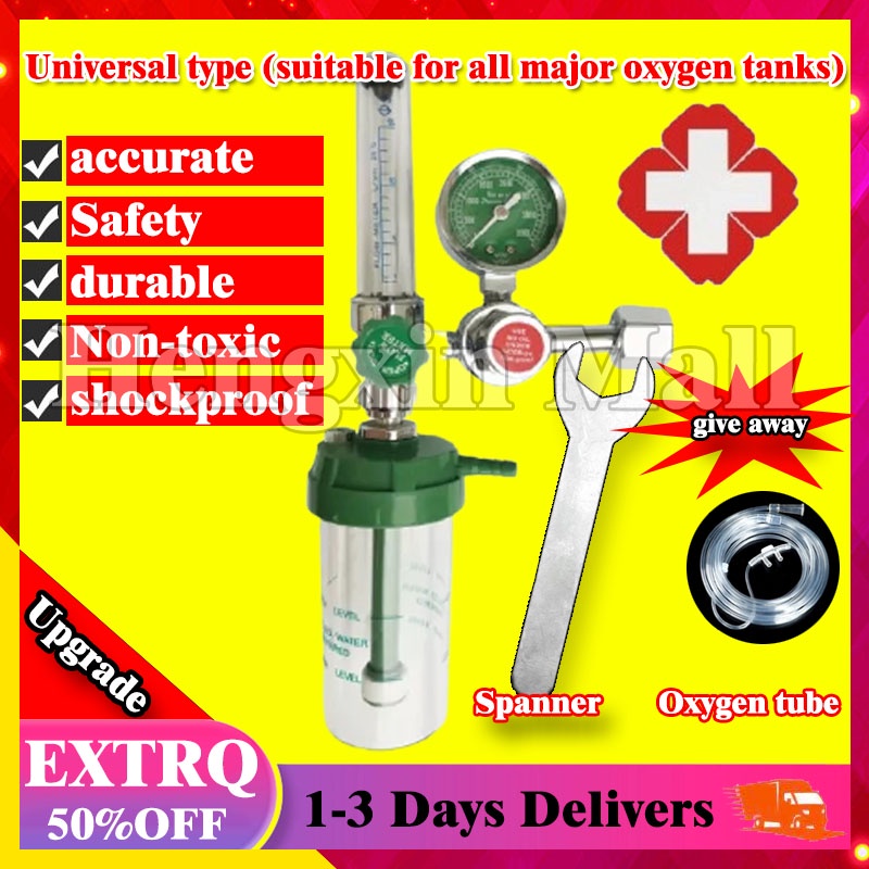 Oxygen Tank Regulator With Pressure Gauge Medical Oxygen Regulator With