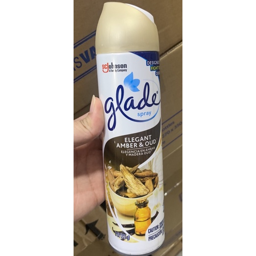 GLADE AEROSOL AIR FRESHENER ElegaNt Amber and Oud Shopee Philippines