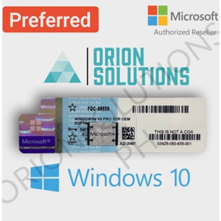 Windows 10 Pro Coa Sticker [ Retail ] COD