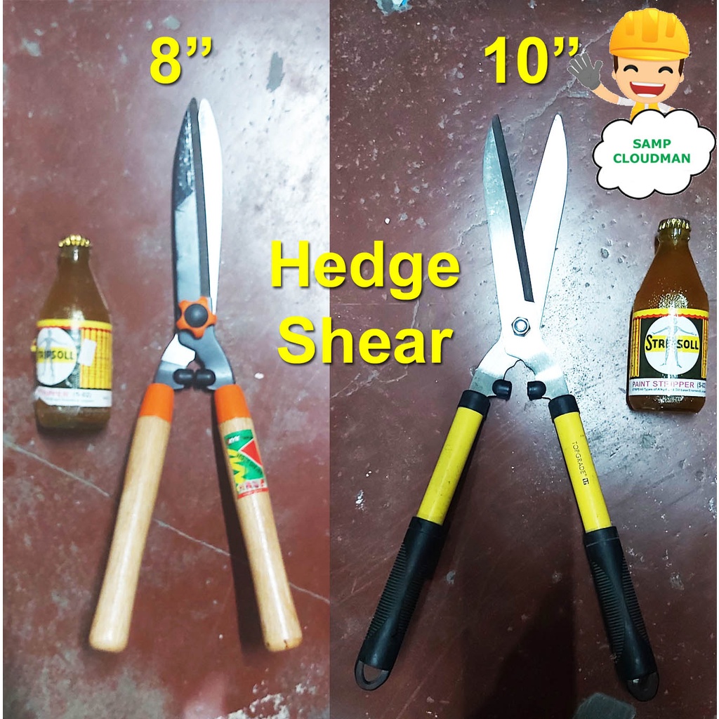 KYK Topgrade Hedge Shear Gardening Trimmer 8" 10" Scissor Cutter