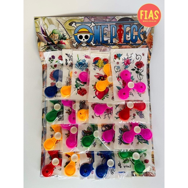 20 Pieces Fidget Spinner Tattoo / Paninda Shopee Philippines