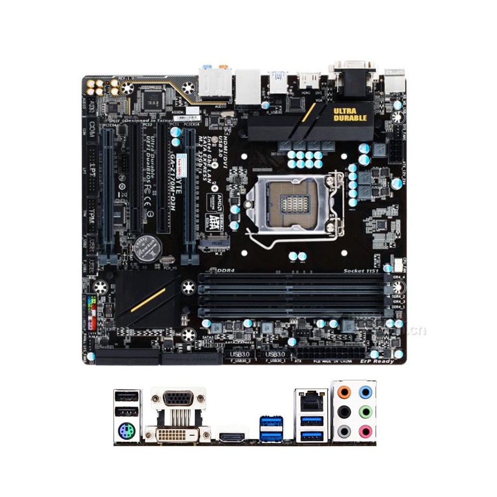 GIGABYTE マザーボード GA-H170M-D3H DDR3