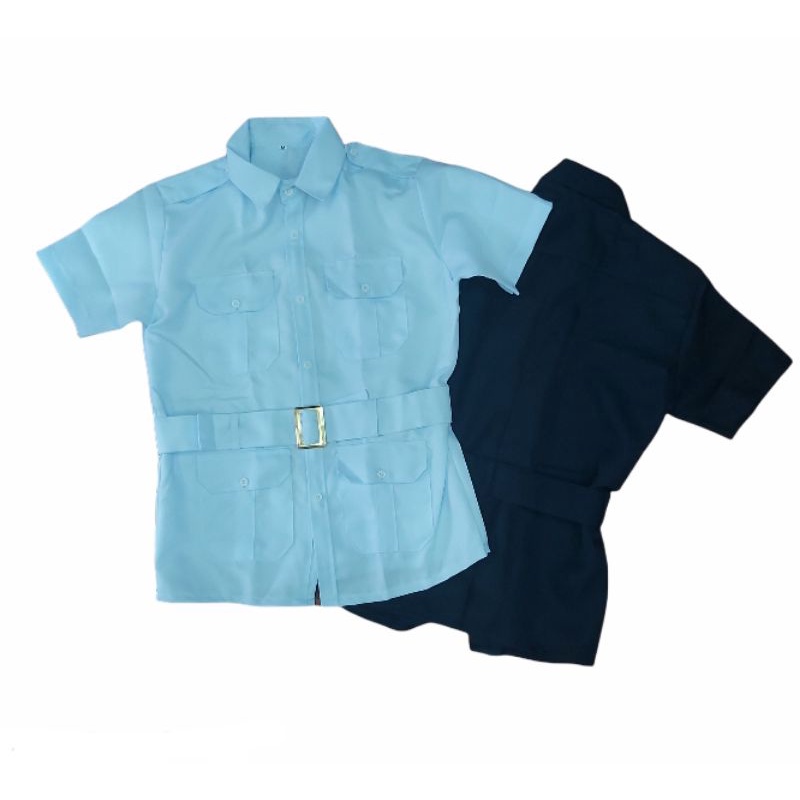 bust jacket uniform with buckle for security guard Shopee Philippines