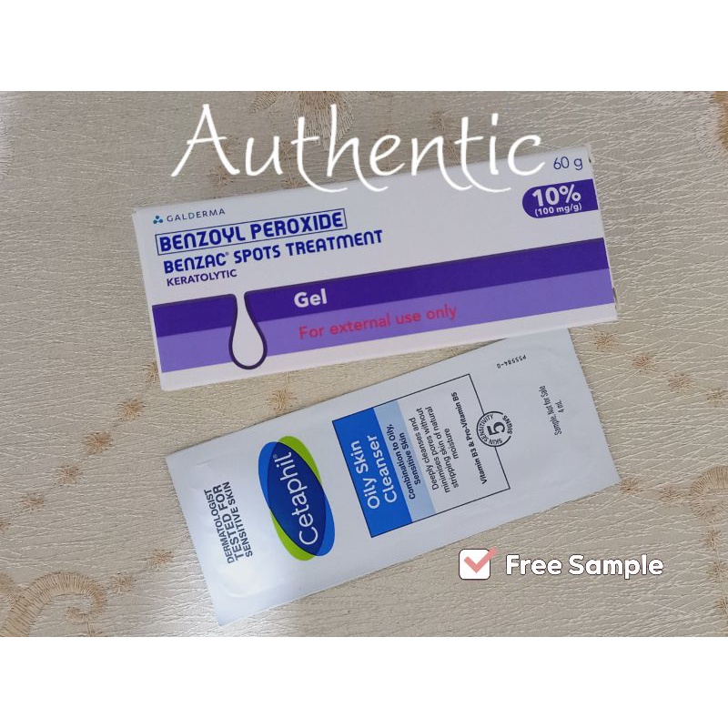 Benzac Benzoyl Peroxide Gel 10 60gm EXP09/2023 Shopee Philippines