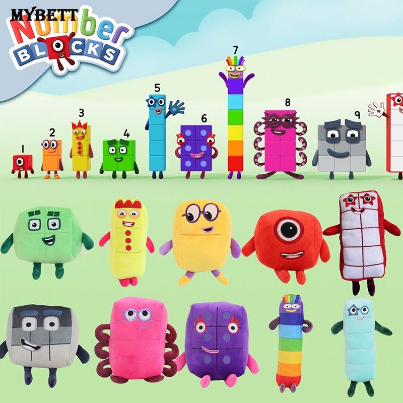 2023 New Cartoon Numberblocks Plush Doll Educational Stuffed Toys ...