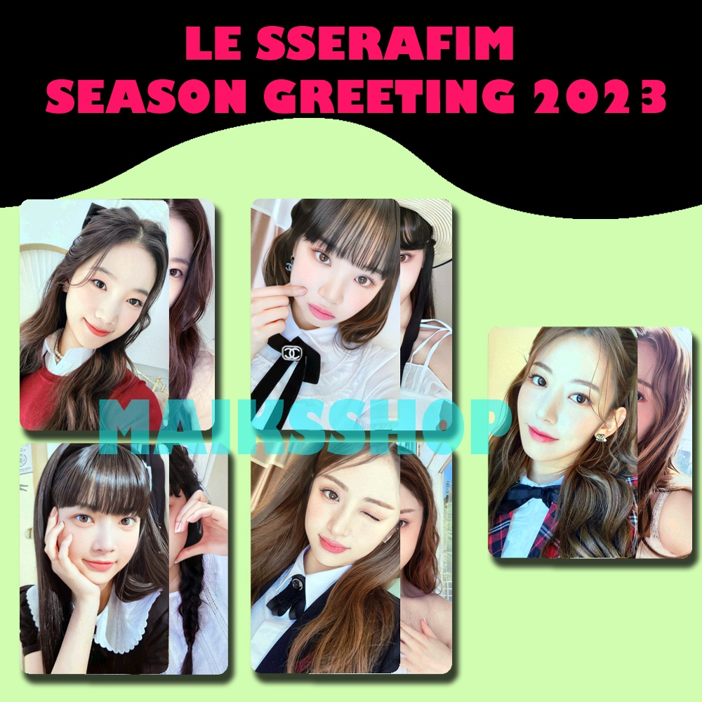 Le Sserafim Season Greeting 2023 Photocard Kpop Shopee Philippines