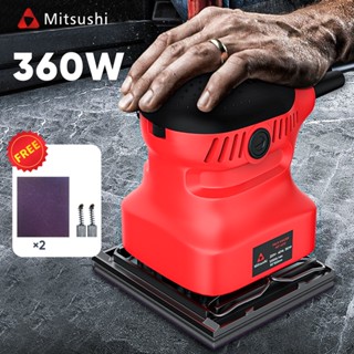 [BUY 1 FREE 4PCS ]Mitsushi 360W 220-240V Palm Sanding Machine Sander/Original Palm Sander