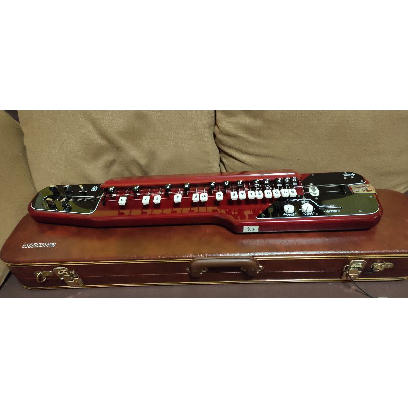 VINTAGE SUZUKI RAN ALTO Electric Taishogoto Harp + Hard Case Shopee
