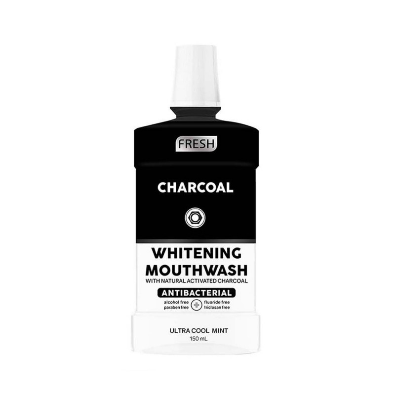 Fresh Charcoal Whitening Mouthwash 150ml Shopee Philippines