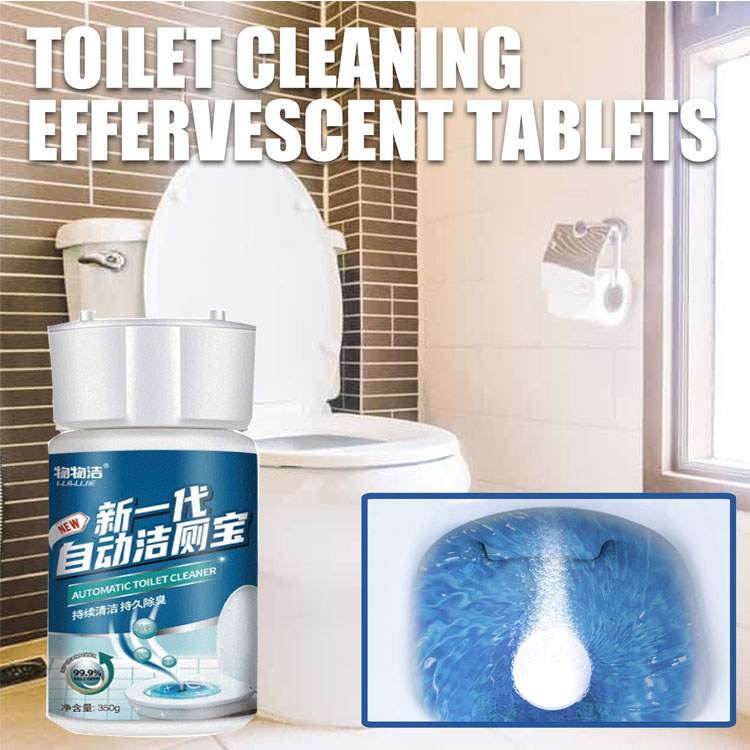 Automatic Bubble Toilet Cleaner Flush and Clean Toilet Bowl Blue Color ...