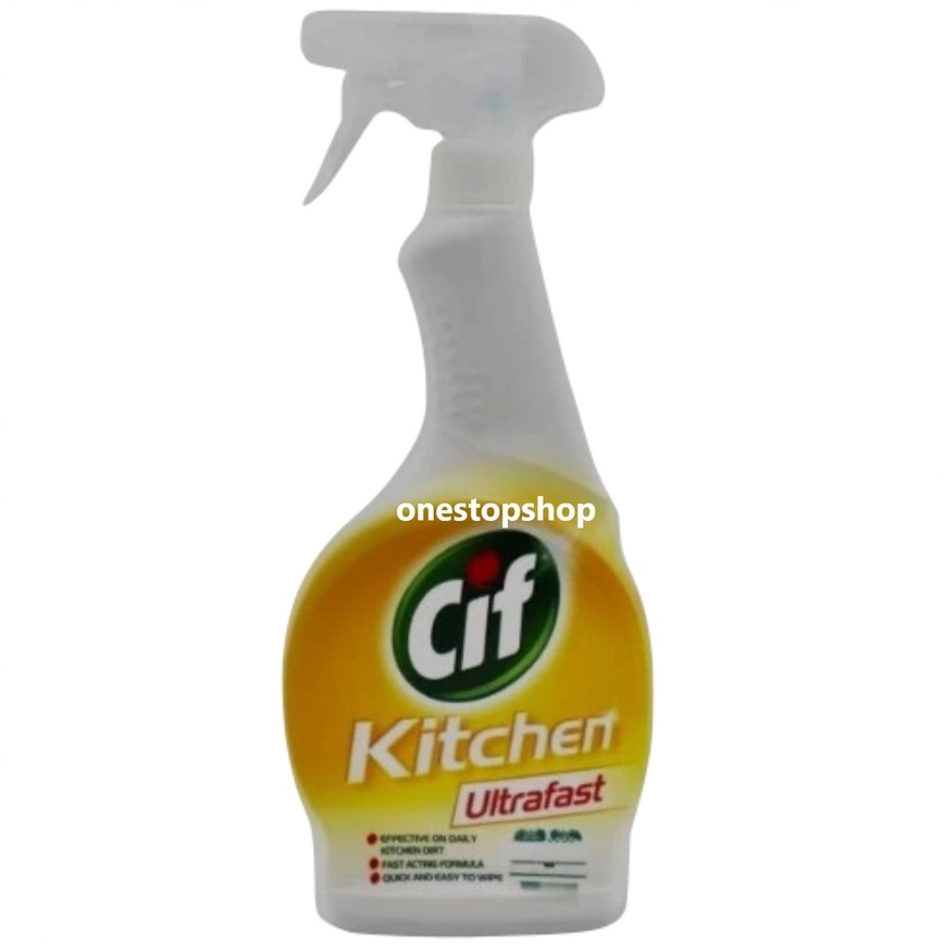 Cif Ultrafast Kitchen Spray 450mL Shopee Philippines